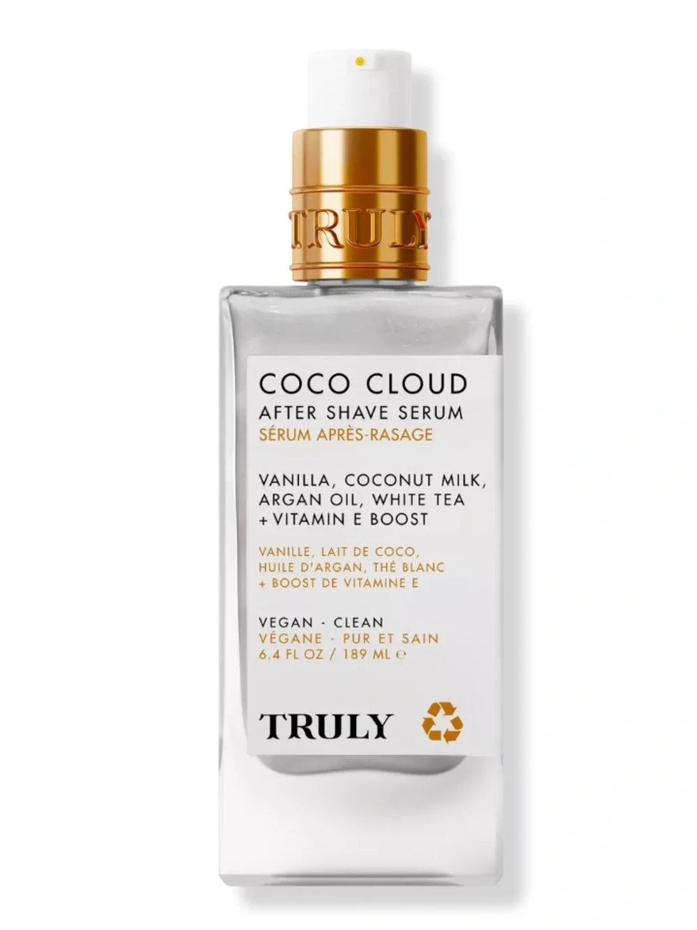 TRULY | JUMBO SIZE | Coco Cloud After Shave Serum | 6.4 FL OZ